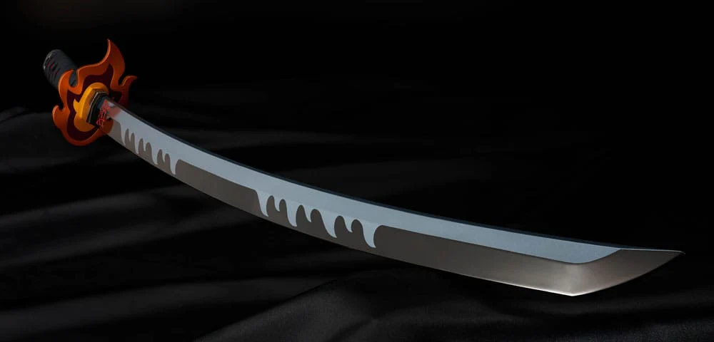 Nichirin Schwert (Tanjiro Kamado) Kyojuro Rengoku´s Sword Gueard Ver.  Bandai Tamashii Nations - Image 3