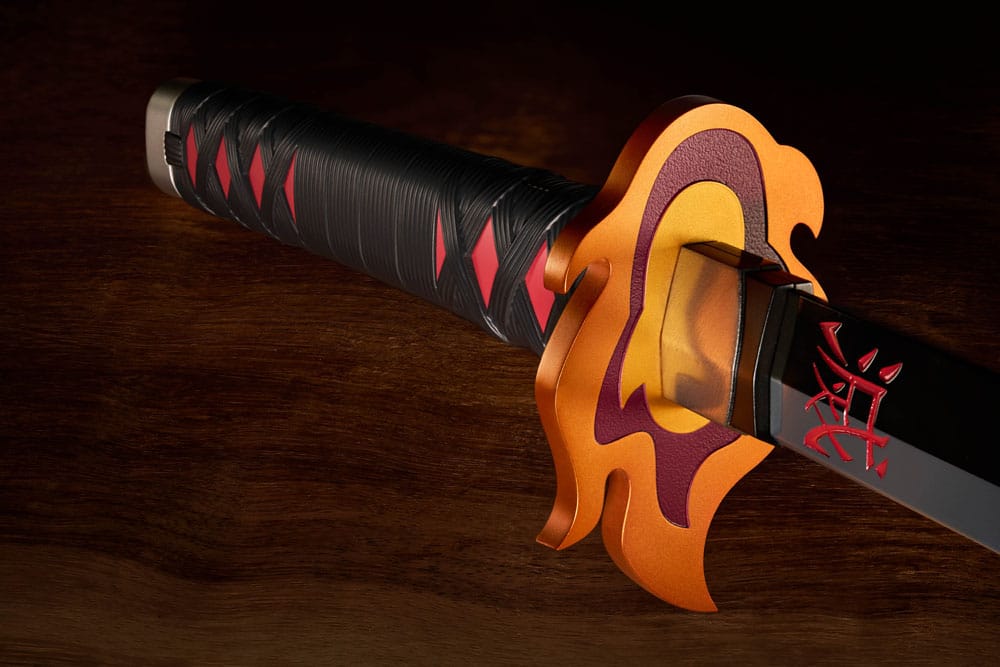 Nichirin Schwert (Tanjiro Kamado) Kyojuro Rengoku´s Sword Gueard Ver.  Bandai Tamashii Nations - Image 7