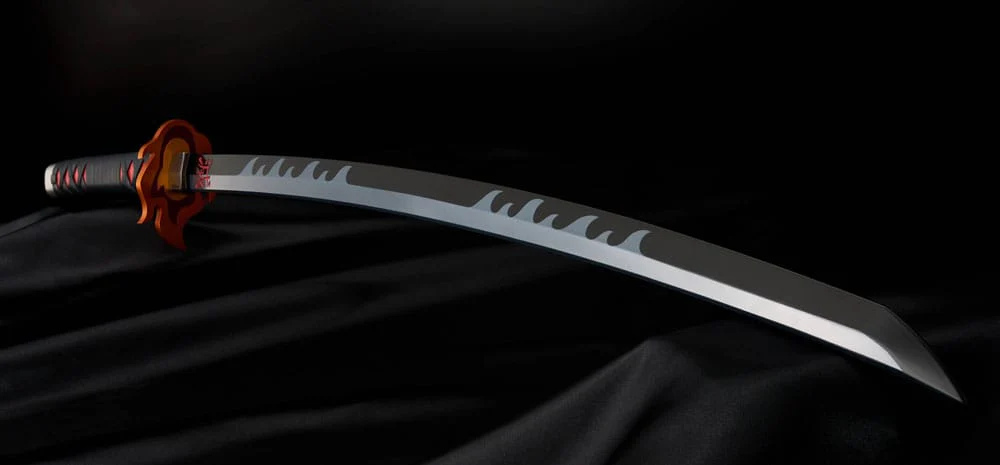 Nichirin Schwert (Tanjiro Kamado) Kyojuro Rengoku´s Sword Gueard Ver.  Bandai Tamashii Nations - Image 9